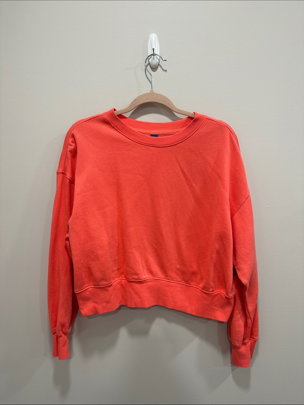 Old Navy Coral Crew Sweatshirt